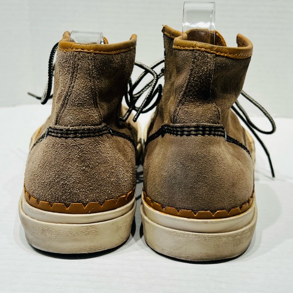 DIESEL SUEDE LEATHER Flat Ankle Boots Size 7.5 New without Tag main image 5